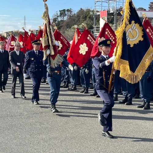 藤沢市　消防　出初式　鈴木恒夫　藤沢市長　鈴木つねお