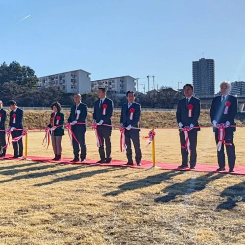 下土棚遊水池公園（A池）の開園式
鈴木恒夫　藤沢市長　鈴木つねお　桜井直人　市川かずひろ　星野つよし　松長よしゆき　松長由美恵